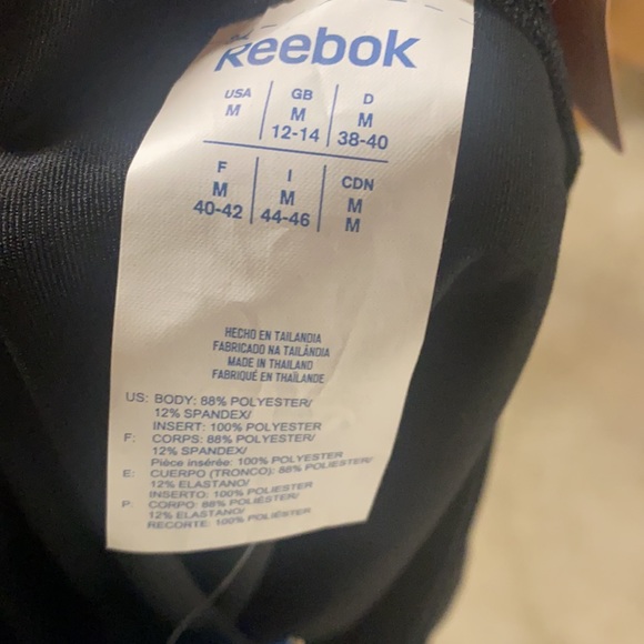 Black Reebok workout Capris - Picture 5 of 6